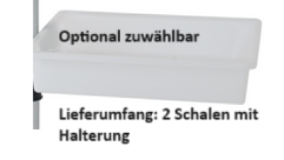 Preview: Fußstütze nur 1,1kg aus Aluminium und Edelstahl -Made in Germany- mit Tragetasche